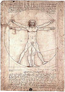 Леонардо да Винчи. Витрувианский человек