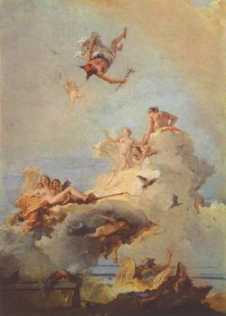 Giovanni Battista Tiepolo. Боги на Олимпе
