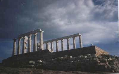 Храм Посейдона, мыс Сийон Греция. Фото автора Кравчука Ю.А.