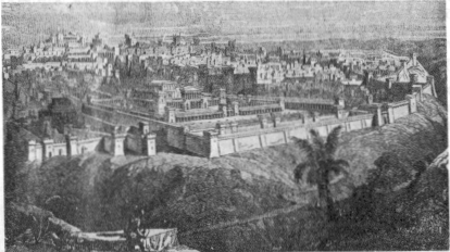 Вид иерусалимского храма во времена Спасителя 