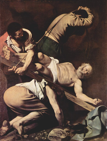 Караваджо, «Смерть апостола Петра», 1600-1601г.г.