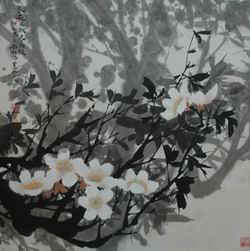 Лиу Ютао. Цветы после весеннего дождя
