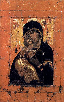  Владимирская икона Божьей матери. Третьяковская галерея