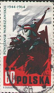 Марка Польши, посвящённая годовщине Варшавского восстания