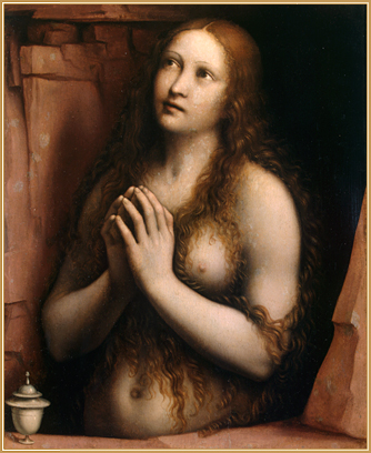 Эрмитаж. Кающаяся Мария Магдалина Джампетрино (работал в перв. половине XVI века), Италия